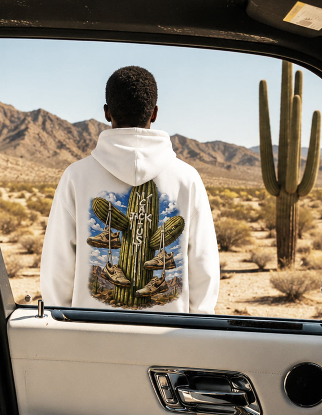 SWEAT À CAPUCHE "CACTUS x JAXX"