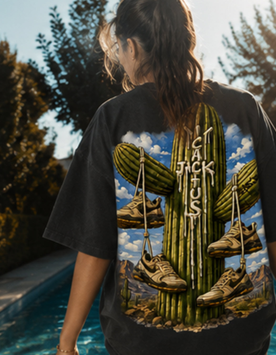 「CACTUS x JAXX」Tシャツ