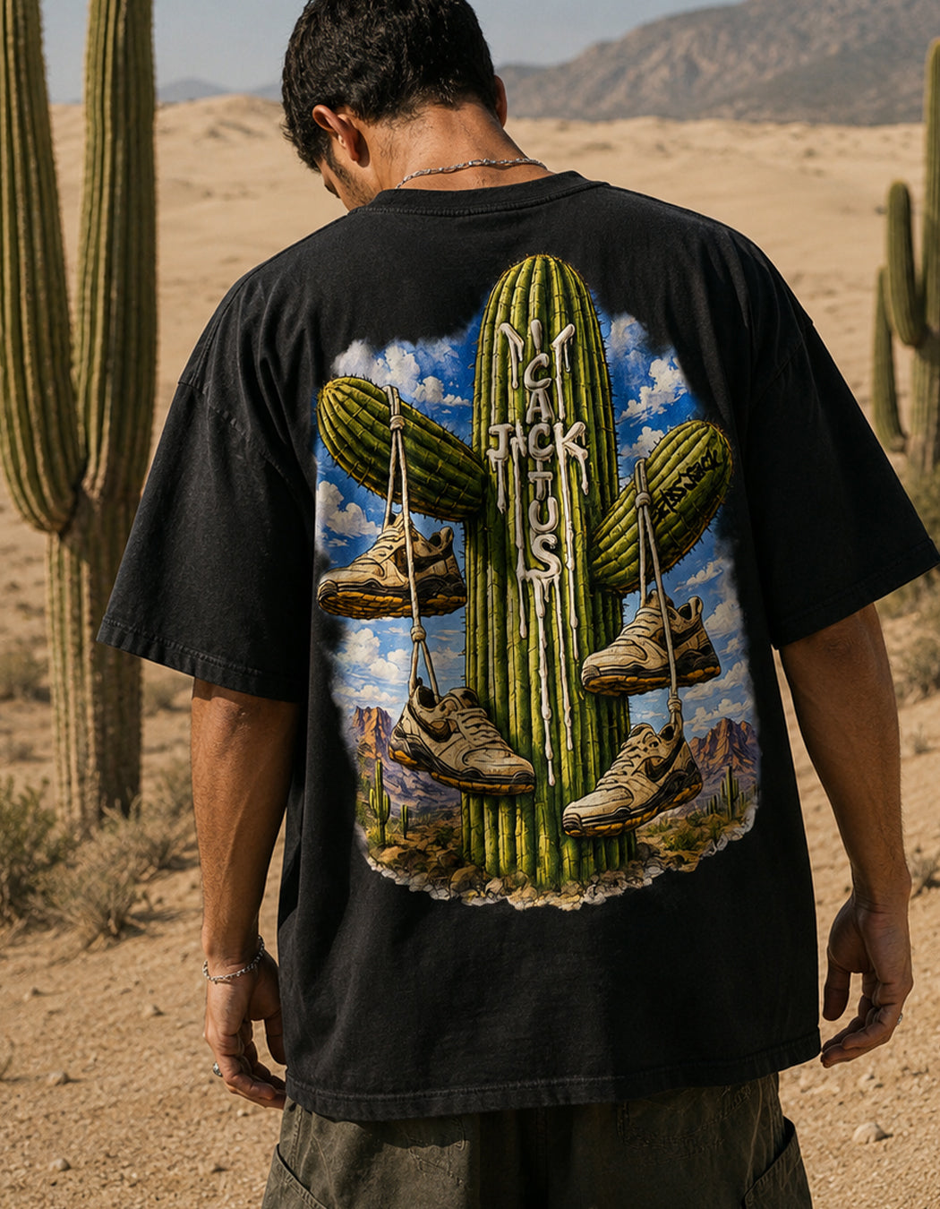「CACTUS x JAXX」Tシャツ