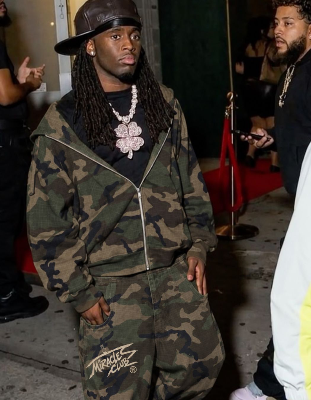 "MEMBERS" CAMO PANTS