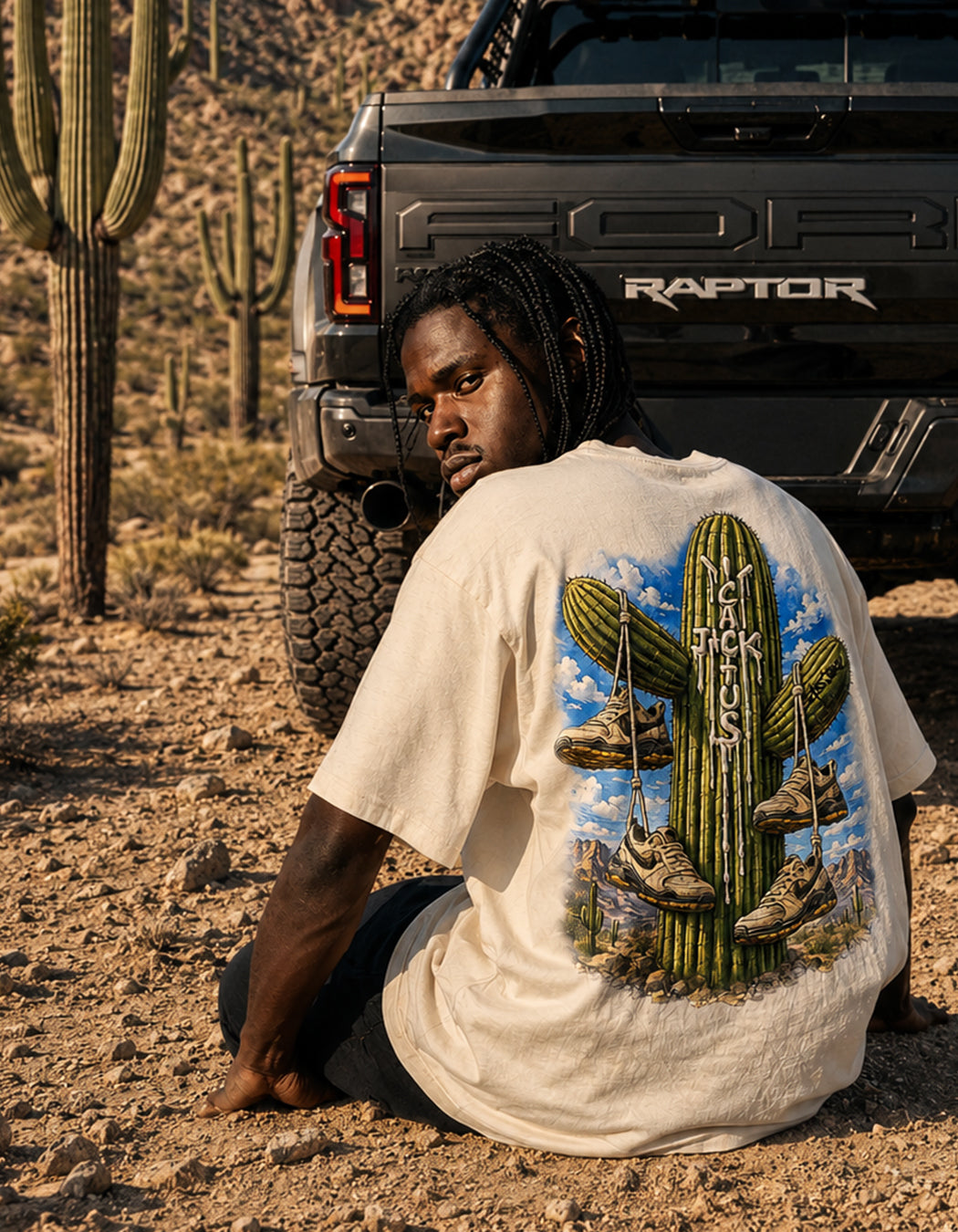「CACTUS x JAXX」Tシャツ