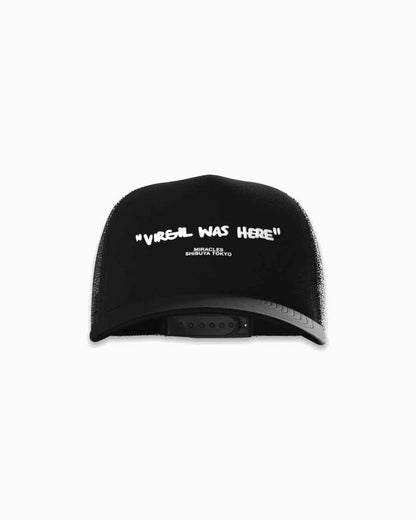 "Virgil Was Here" Trucker Hat Black