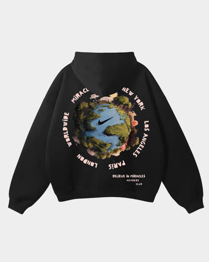 "WORLDWIDE"フーディー