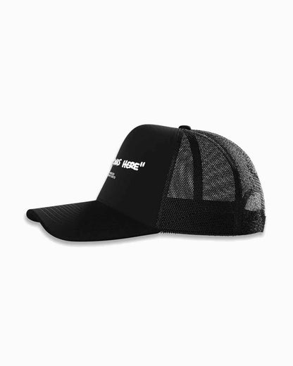 "Virgil Was Here" Trucker Hat Black