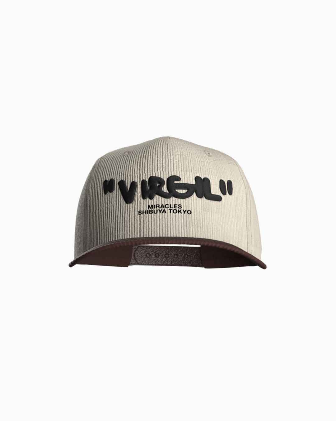 "Virgil" Corduroy Trucker Hat Beige/Brown