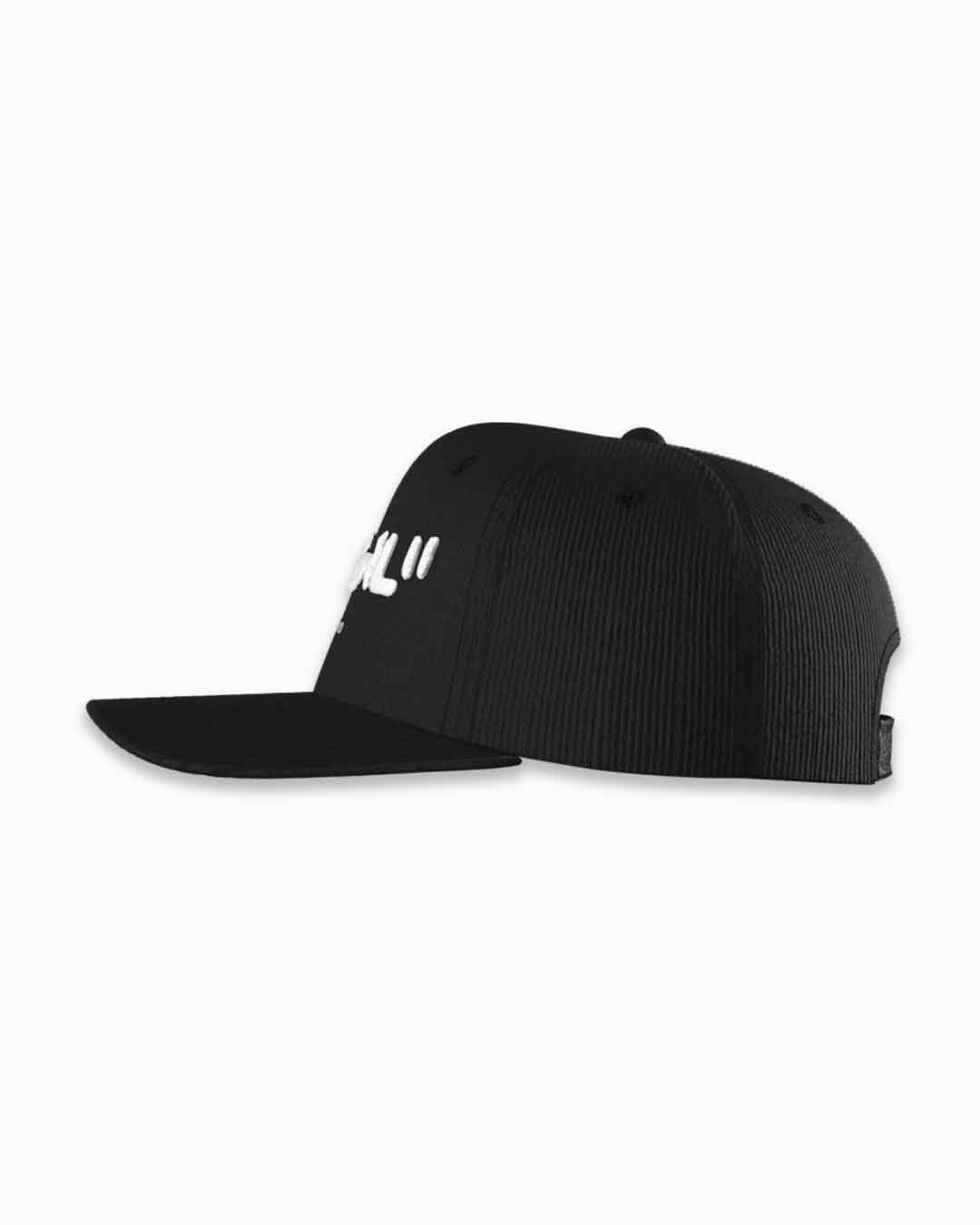 "Virgil" Cord Cap by Miracles in Black